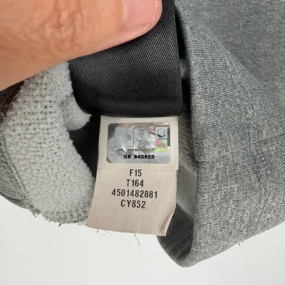 The North Face Canyonlands Gray Half Zip Pocket Pullover Light Jacket Men Medium